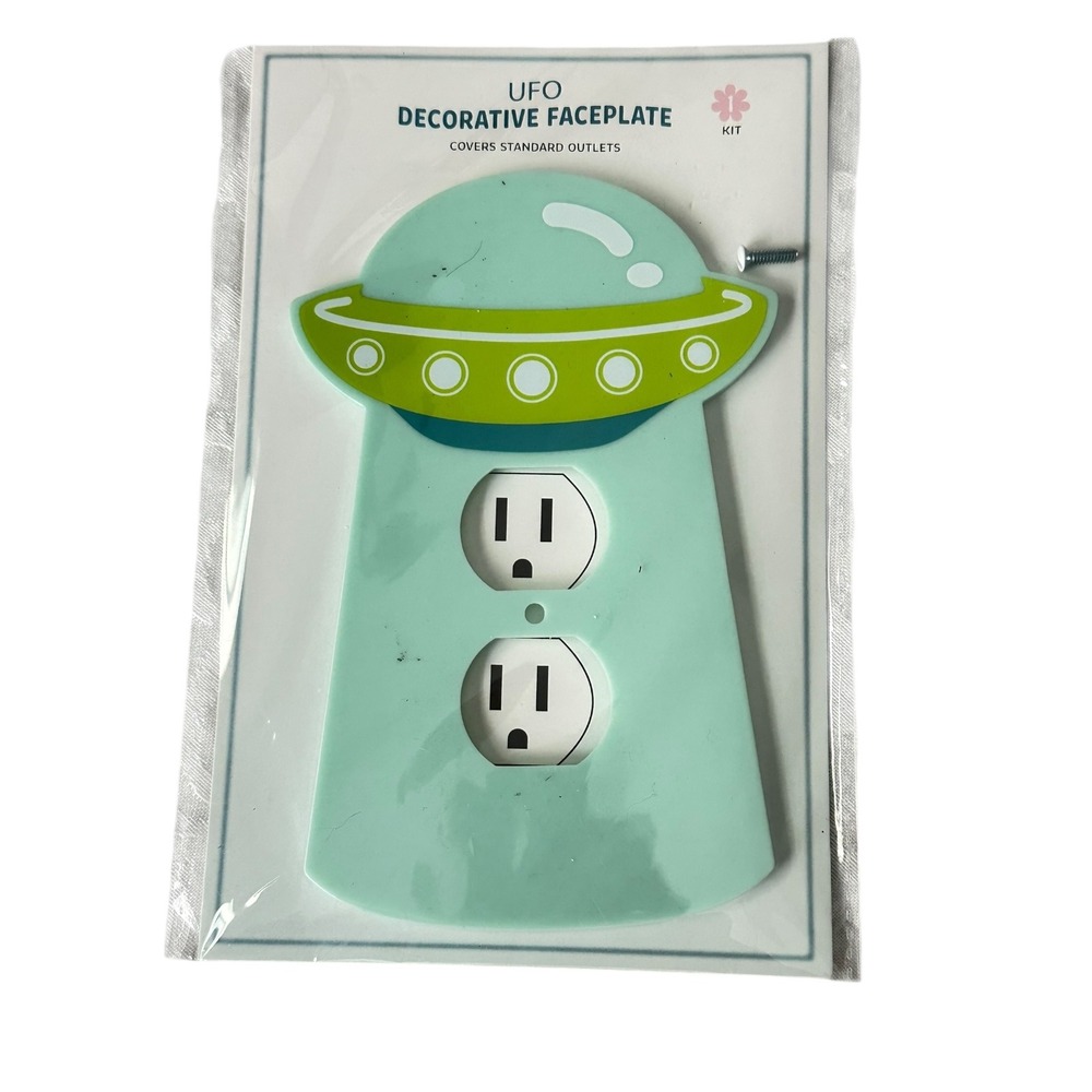 UFO and Strawberry‎ Decorative Faceplates for Standard Electrical Outlets